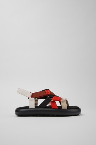 Camper Twins - Mehrfarbige Sandalen aus Recycling-PET für Damen.
