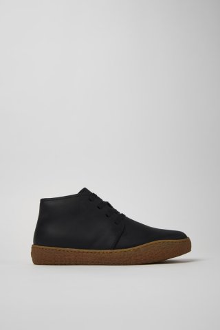 Camper Peu Terreno - Schwarzer Desert-Boot aus Nubukleder für Herren