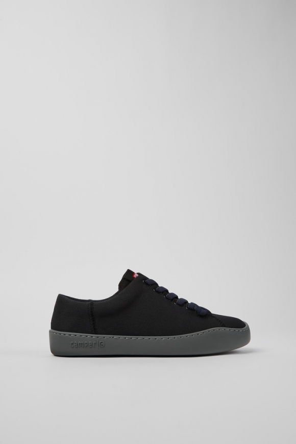 Camper Peu Touring - Schwarzer Damensneaker aus recyceltem PET.