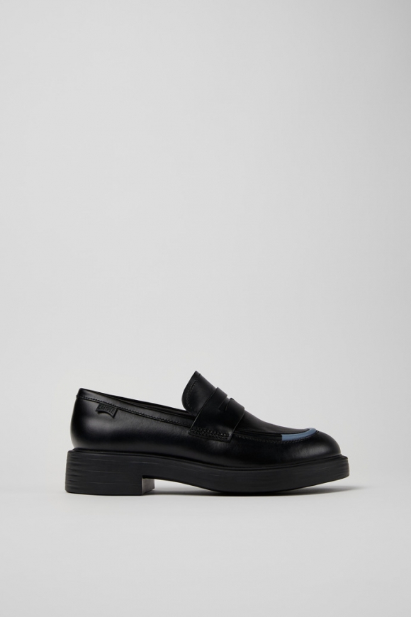 Camper Twins - Schwarzer Damenloafer aus Leder