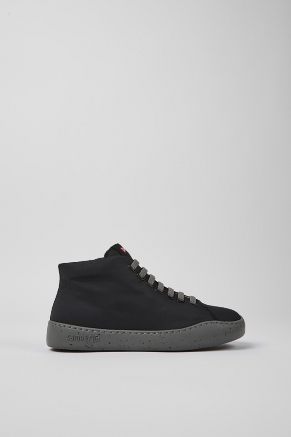 Camper Peu Touring - Schwarze Sneaker-Boots aus Textil für Damen.