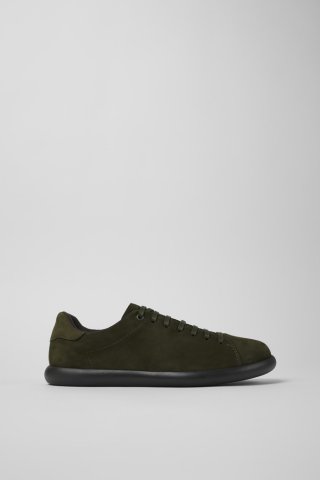 Camper Pelotas Soller - Grüner Herrensneaker aus Nubukleder Camper Pelotas Soller - Grüner Herrensneaker aus Nubukleder