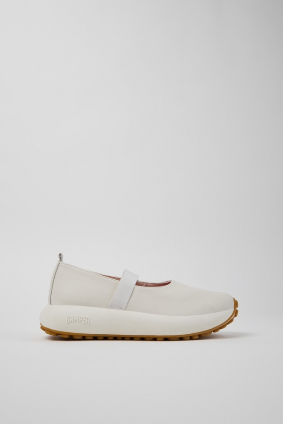 Camper Pelotas Athens - Weißer Ledersneaker für Damen.