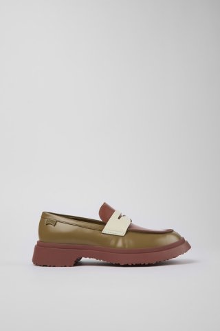 Camper Twins - Mehrfarbige Lederloafer für Damen