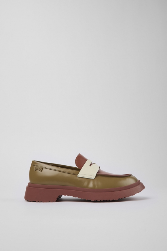 Camper Twins - Mehrfarbige Lederloafer für Damen