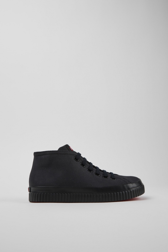 Camper Peu Roda - Schwarzer Damensneaker aus Recyclingbaumwolle