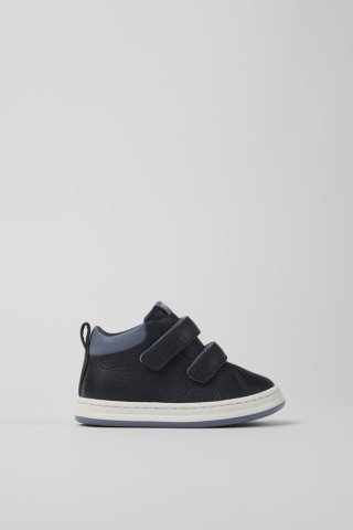 Camper Runner - Blaue und graue Kindersneaker aus Leder Camper Runner - Blaue und graue Kindersneaker aus Leder