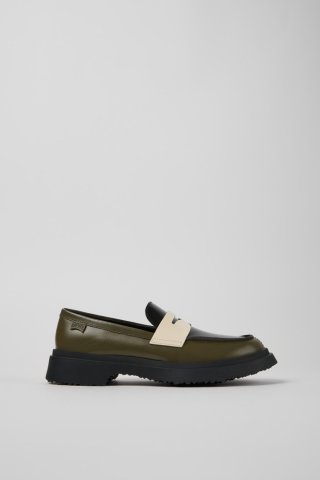 Camper Twins - Mehrfarbige Lederballerinas/Mokassins für Damen. Camper Twins - Mehrfarbige Lederballerinas/Mokassins für Damen.