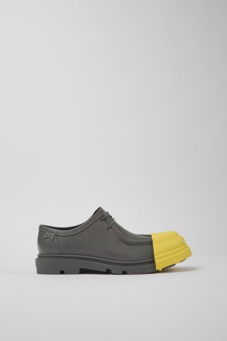 Camper Junction - Grauer Damenschuh aus verantwortungsvollem Leder Camper Junction - Grauer Damenschuh aus verantwortungsvollem Leder