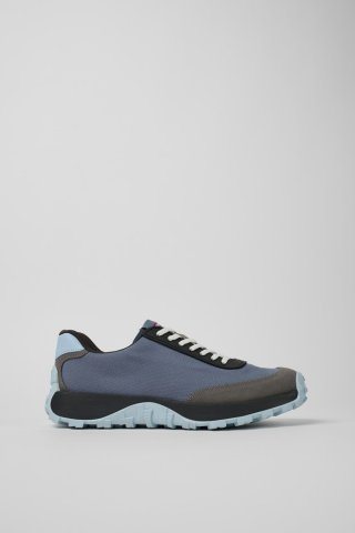 Camper Drift Trail VIBRAM - Grauer Herrensneaker aus Textil/Nubukleder