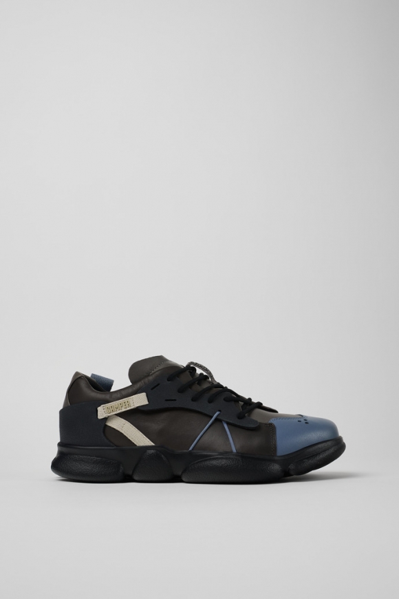 Camper Twins - Mehrfarbiger Herrensneaker aus Leder und Textil