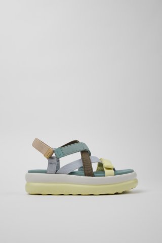 Camper Twins - Mehrfarbige Sandalen aus recyceltem PET für Damen.