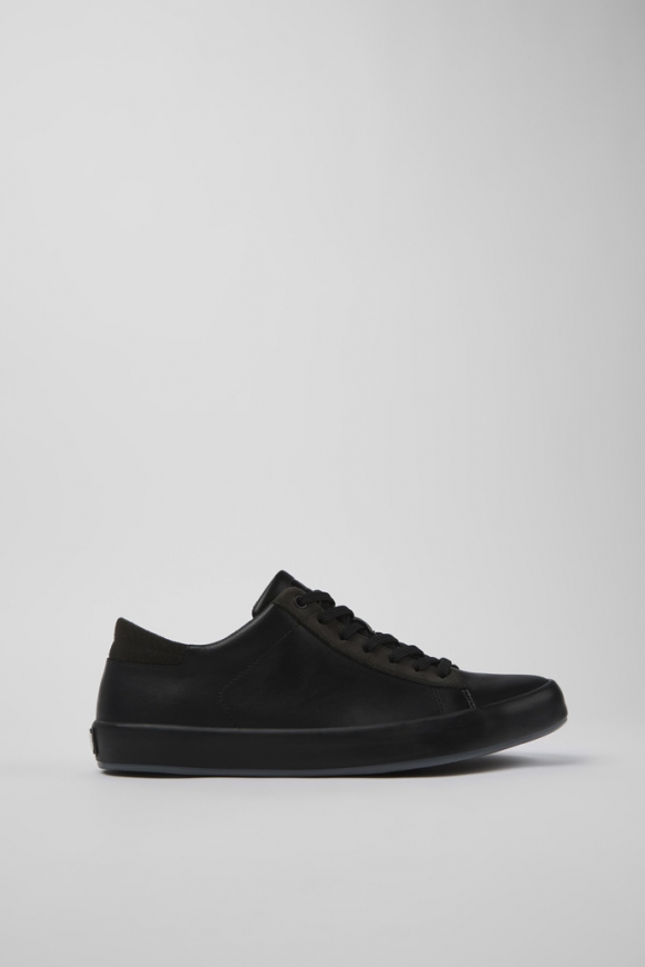 Camper Andratx - Schwarzer Herrensneaker aus Leder/Nubukleder