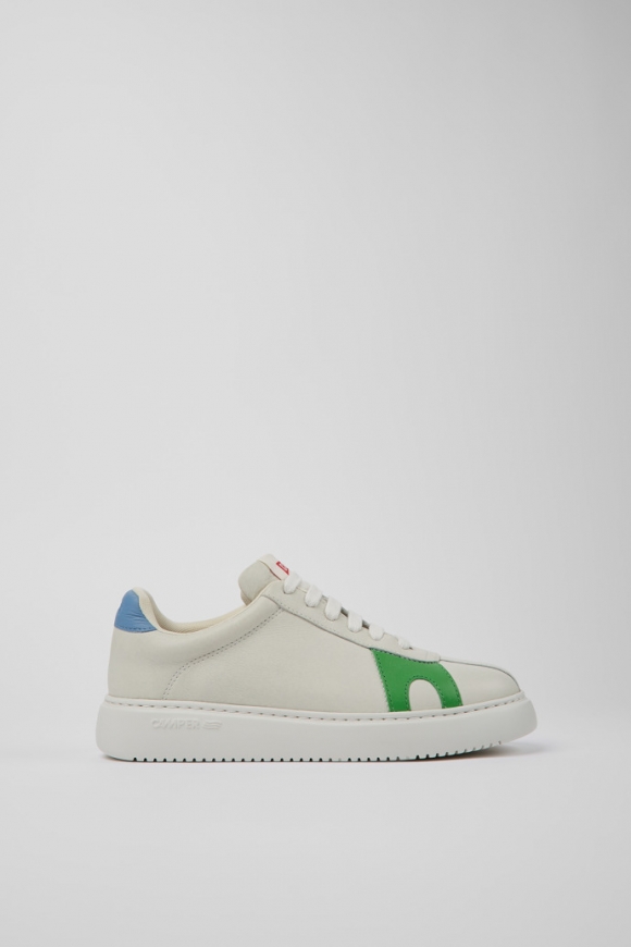 Camper Twins - Weiße Ledersneaker für Damen