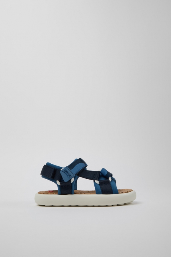 Camper Pelotas Flota - Mehrfarbige Kindersandalen aus recyceltem PET.