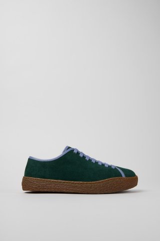 Camper Peu Terreno - Mehrfarbiger Herrenschuh aus Leder und Veloursleder.