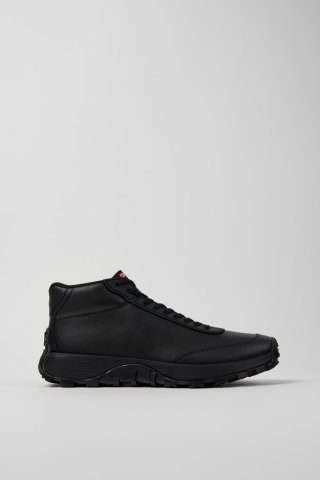 Camper Drift Trail - Schwarzer High-Top-Sneaker für Herren aus Leder.