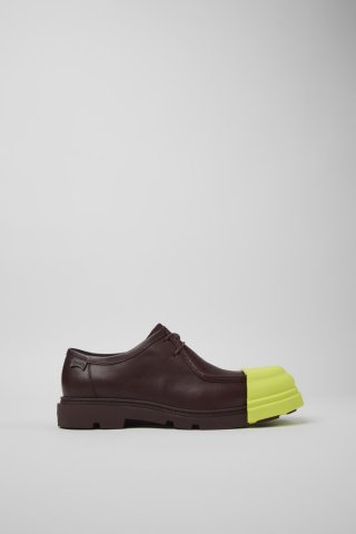 Camper Junction - Weinroter Damenschuh aus Leder Camper Junction - Weinroter Damenschuh aus Leder