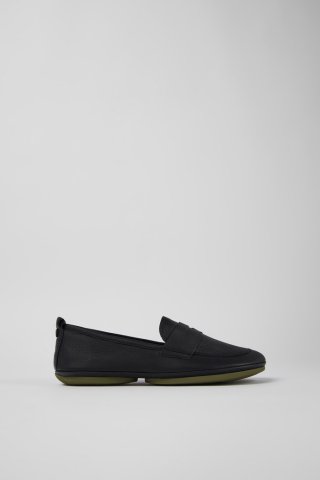 Camper Right - Schwarze Lederloafer für Damen Camper Right - Schwarze Lederloafer für Damen