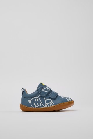 Camper Twins - Graue und weiße Lederschuhe für Kinder Camper Twins - Graue und weiße Lederschuhe für Kinder