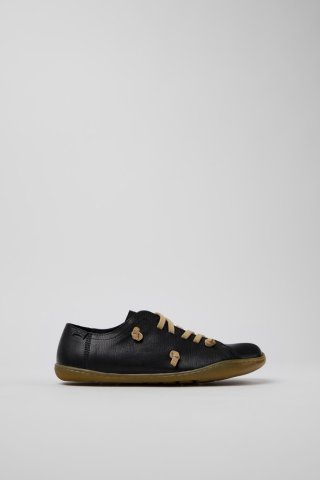 Camper Twins - Schwarzer Damenschuh aus Leder. Camper Twins - Schwarzer Damenschuh aus Leder.