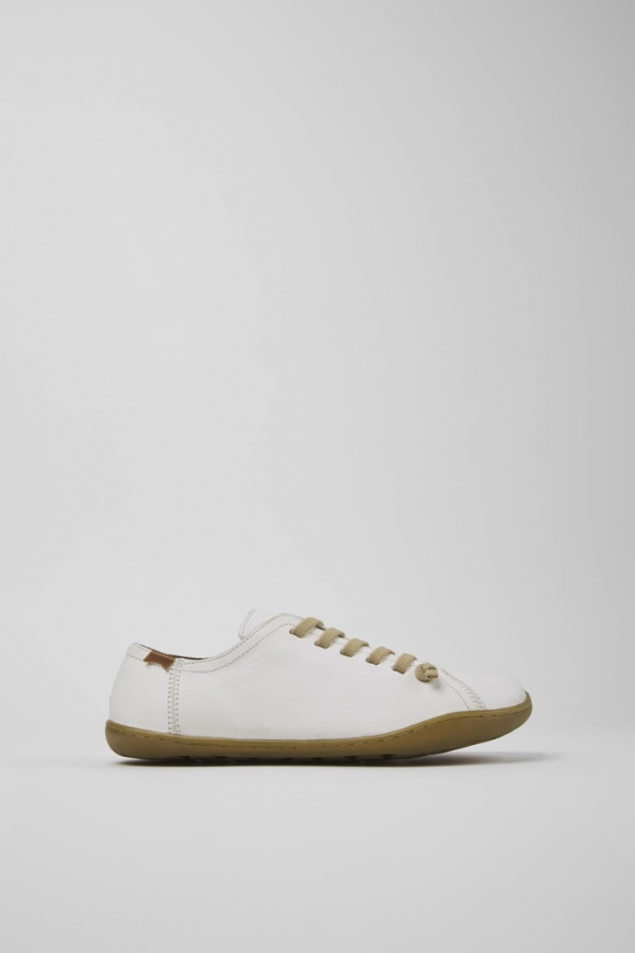 Camper Peu - Weißer Lederschuh für Damen