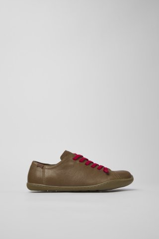 Camper Peu - Brauner Lederschuh für Damen