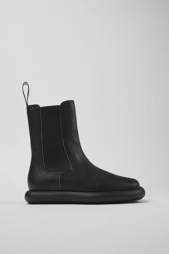 Camper Onda - Schwarzer Damenstiefel aus Leder