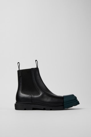 Camper Junction - Schwarzer Chelseastiefel für Damen aus Leder Camper Junction - Schwarzer Chelseastiefel für Damen aus Leder