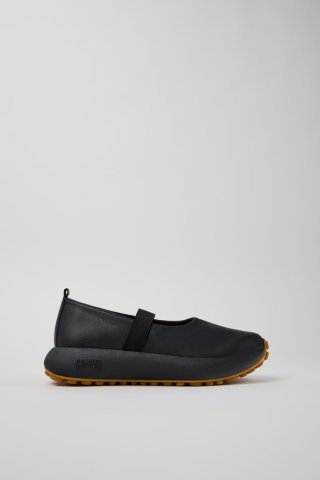 Camper Pelotas Athens - Schwarzer Damensneaker aus Leder.