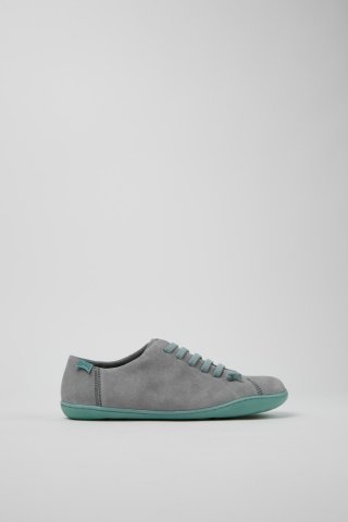 Camper Peu - Graue Damenschuhe aus Nubukleder. Camper Peu - Graue Damenschuhe aus Nubukleder.