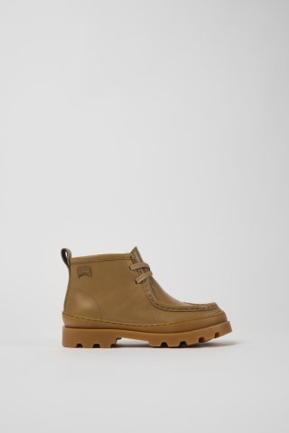 Camper Brutus - Braune Kinderstiefelette aus Leder Camper Brutus - Braune Kinderstiefelette aus Leder