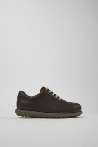 Camper Pelotas - Brauner Lederschuh für Damen.