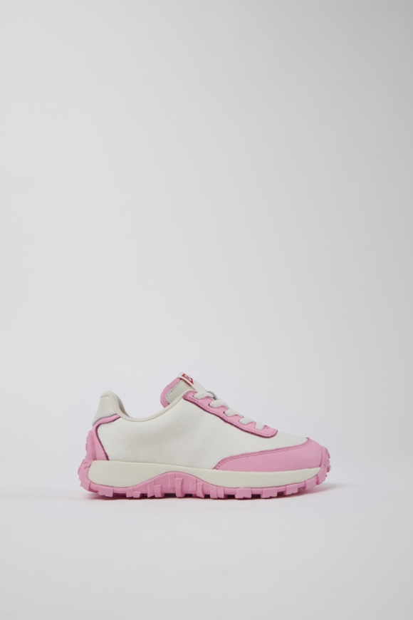 Camper Drift Trail - Weißer Sneaker aus Textil/Leder