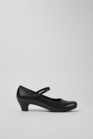 Camper Helena - Schwarzer Damenschuh aus Leder. Camper Helena - Schwarzer Damenschuh aus Leder.
