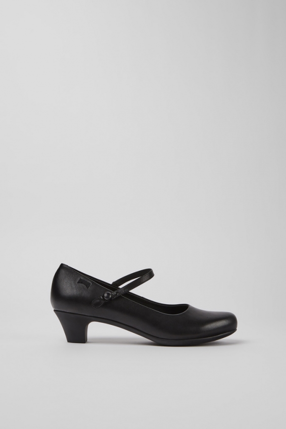 Camper Helena - Schwarzer Damenschuh aus Leder.