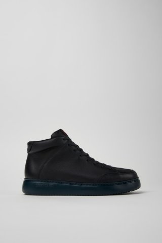 Camper Runner K21 - Schwarzer Herrensneaker aus Leder