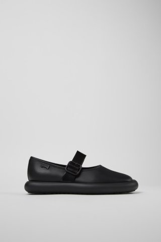 Camper Onda - Schwarzer Frauenschuh aus Leder. Camper Onda - Schwarzer Frauenschuh aus Leder.