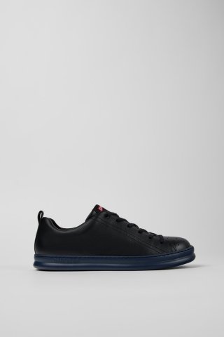 Camper Runner - Schwarzer Herrensneaker aus Leder.