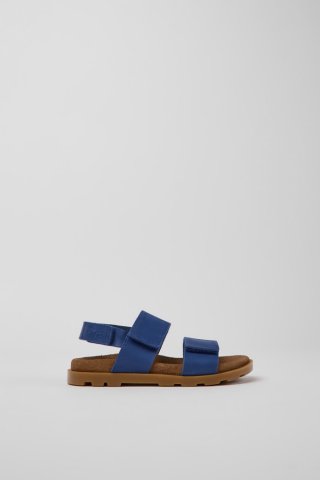 Camper Brutus Sandal - Blaue Kindersandale aus Leder Camper Brutus Sandal - Blaue Kindersandale aus Leder