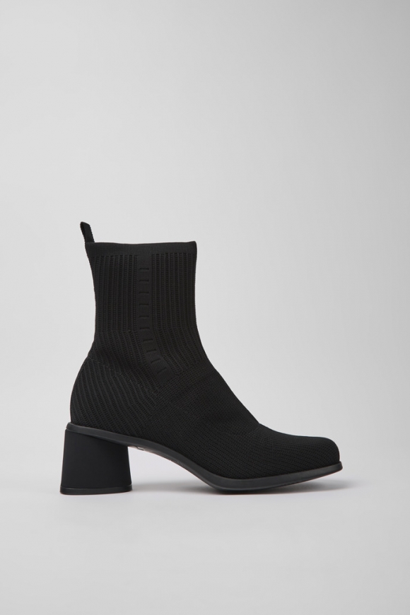 Camper Kiara TENCEL® - Schwarzer Damenstiefel aus Textil