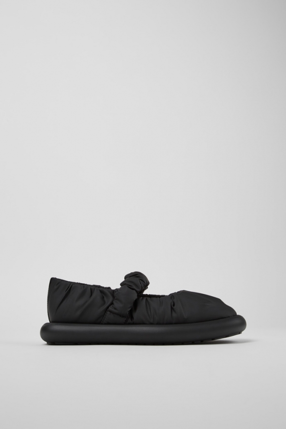 Camper Onda - Schwarzer Mary Jane-Damenschuh aus Textil