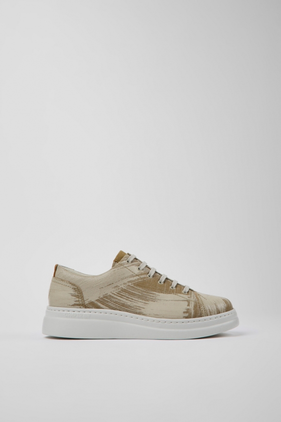 Camper Runner Up - Bunter Damensneaker aus recyceltem Leder