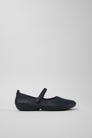 Camper Right - Blaue Leder-Damenschuhe. Camper Right - Blaue Leder-Damenschuhe.