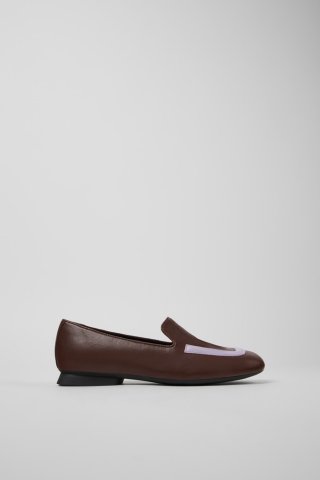 Camper Twins - Braune Damenballerinas aus Leder