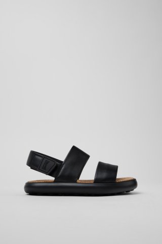 Camper Pelotas Flota - Schwarze Ledersandale für Damen. Camper Pelotas Flota - Schwarze Ledersandale für Damen.