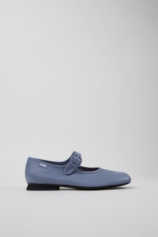 Camper Casi Myra - Blauer Lederschuh für Damen. Camper Casi Myra - Blauer Lederschuh für Damen.