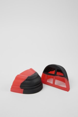 Camper Junction Toe Caps - Zehenaufsätze aus Gummi in Schwarz und Rot