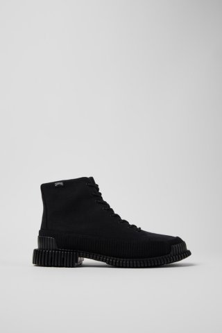 Camper Pix TENCEL® - Schwarze Damenstiefelette aus Textil