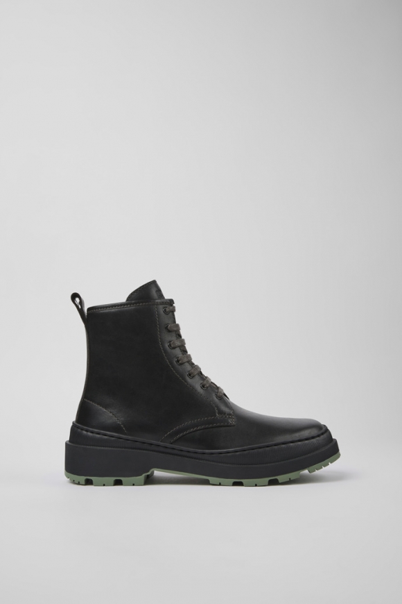 Camper Brutus Trek MICHELIN - Grauer Damenstiefel aus Leder